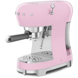 Smeg ECF02PKEU Máquina de Café Estilo Años 50 Color Rosa