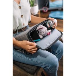 Dreambaby DRE9312742460457 Asiento Elevador Portátil para Comer Bebé - Listo para Llevar - Diseño Hojas Azul Dreambaby DRE9312742460457 Asiento Elevador Portátil para Comer Bebé - Listo para Llevar - Diseño Hojas Azul