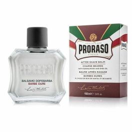 Proraso BARBE DURE Bálsamo After Shave Post-Afeitado 100ml - Hidratante y Calmante para Hombre sin Alcohol con Sándalo y Karité