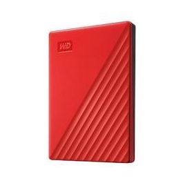 Western Digital My Passport disco duro externo 2000 GB Rojo