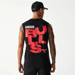 Camiseta de Tirantes Hombre New Era Chicago Bulls Negro