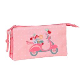 Bolso Escolar Portatodo Safta Triple Reciclado Moos Passion 120x220x30 mm