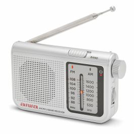 Radio Portátil Aiwa RS55SL Blanco Plateado