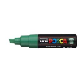 POSCA Marcador Pc-8K No Permanente Punta Biselada 8.0 mm Verde - Tinta Base Agua, No Tóxico, Ideal para Decoración Precio: 4.58999948. SKU: B13VN7BL25