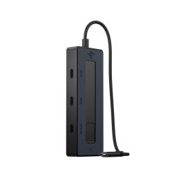 HP USB-C Multiport Hub 4K Portátil | Adaptador Versátil con Conexión USB-C para Carga, Pantalla y Multi-OS