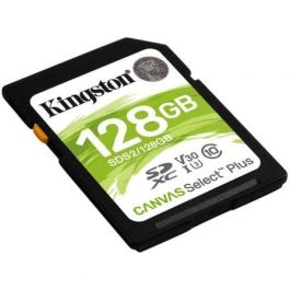 Tarjeta de Memoria Kingston CANVAS Select Plus 128GB SD XC/ Clase 10/ 100MBs Tarjeta de Memoria Kingston CANVAS Select Plus 128GB SD XC/ Clase 10/ 100MBs