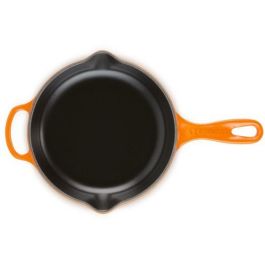 Le Creuset Signature 20182200900422 - Sartén de Hierro Fundido 20cm, Rojo Horno, compatible con inducción