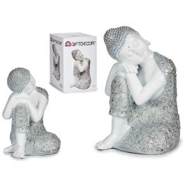 Buda Sentado Lateral Resina Bl Pl Gr 2Su Giftdecor 20X30CM (4 Unidades) Precio: 96.8899998. SKU: B1F3QAEY7N