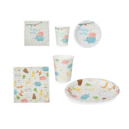 Set 30 Pzs Cumpleaños Infantil Surtidos Arte Regal 23X23CM (12 Unidades) Set 30 Pzs Cumpleaños Infantil Surtidos Arte Regal 23X23CM (12 Unidades)