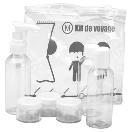 Jet Lag Kit Viaje Neceser con 6 Piezas, Transparente y Cierre Zip, Ideal Cabina Avión Precio: 2.50000036. SKU: B1DTJFTSSN