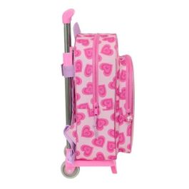 Mochila Escolar con Ruedas Barbie Love Rosa 26 x 34 x 11 cm Mochila Escolar con Ruedas Barbie Love Rosa 26 x 34 x 11 cm