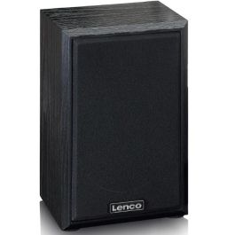 Lenco LS-101BK Tocadiscos de Tracción por Correa Negro con Bluetooth, Preamplificador Phono Integrado y Altavoces 20W