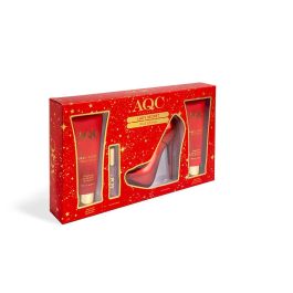 AQC FRAGRANCES Lady Secret Red Edition Estuche Regalo Mujer - Eau de Toilette 100ml + 15ml, Loción 120ml y Gel 120ml (4 Piezas)