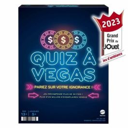 Mattel Games HNY92 Quiz en Vegas: Juego de Mesa de Preguntas para Toda la Familia