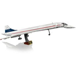 Lego AAAAN06836 Icons Concorde Kit de Construcción de Aviones para Adultos con Detalles Auténticos y 3 Modos