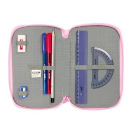 Estuche Escolar con Accesorios Glow Lab Swing Multicolor 12,5 x 19,5 x 5,5 cm 37 Piezas