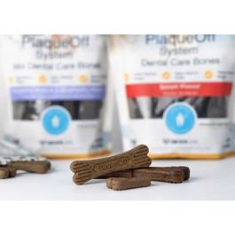 Proden Plaqueoff Huesos Dentales Veganos para Perros y Gatos con Probióticos y Omega 3 y 6 - Control de Placa, Sarro y Mal Aliento - 485 gr Precio: 16.5. SKU: B123R69XXR
