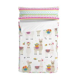 Saco Nórdico sin Relleno HappyFriday Moshi Moshi Cute Llamas Multicolor 90 x 200 cm Precio: 99.8249997338. SKU: B16MNR9K6B