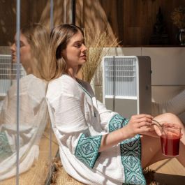 Aire Acondicionado Portátil Cecotec ForceClima 9150 Style 1000 W Blanco