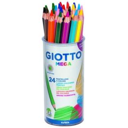 Giotto Lápices de Colores Mega Surtidos Bote 24 Unidades - Mina Gigante Gruesa y Súper Resistente 5.5mm Giotto Lápices de Colores Mega Surtidos Bote 24 Unidades - Mina Gigante Gruesa y Súper Resistente 5.5mm Precio: 19.59000043. SKU: B12DG7JN93