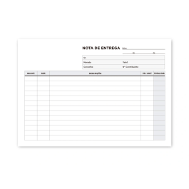 Liderpapel 329 Talonario de Entregas Cuarto Apaisado Triplicado en Portugués