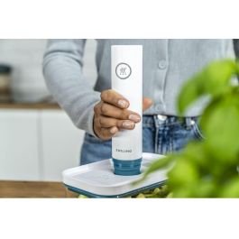 Zwilling 36815-019-0 Fresh&Save Quick Set al Vacío La Mer, Sistema de Conservación de Alimentos con Recipientes de Cristal, Azul