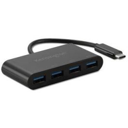 Kensington CH1200 Hub USB-C 10Gbps con Cargador y 4 Puertos USB-A 3.2
