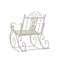 Mecedora DKD Home Decor Metal Aluminio Blanco (63 x 89 x 92 cm) Mecedora DKD Home Decor Metal Aluminio Blanco (63 x 89 x 92 cm)