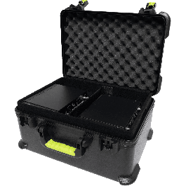 SBG Estuche de Transporte para 7 Micrófonos HF y Accesorios, Cierre TSA para Viaje