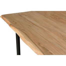 Giner y Colomer Mesa Comedor Acacia y Metal 74cm Natural/Negro