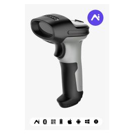 Inateck BCST-72 Lector de Códigos de Barras Portátil 2D Láser Inalámbrico Bluetooth/USB, Escáner QR PDF417 Aztec Code, Manual, Color Gris Precio: 130.3654. SKU: B18B2DFLE9