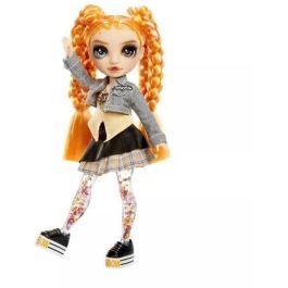 Rainbow High - Sparkle & Shine - Muñeca fashion de 27 cm - Naranja - Piernas con líquido brillante - A partir de 4 años