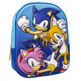 CERDÁ Mochila 3D Sonic The Hedgehog 31cm, Poliéster/EVA, 25x31x10cm Precio: 10.89. SKU: B1AXWBB7WT