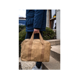 Exacompta Maletín Eterneco para Portátil 15" Imitación Cuero Vegetal Marrón 40x29x13 cm