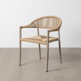 Silla Apilable Aluminio-Rattán Pe 56 X 58 X 76 cm