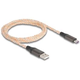 DeLOCK Cable USB 2.0 Tipo-A a USB Tipo-C con Iluminación RGB