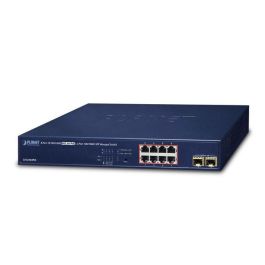 Planet Switch 8 puertos PoE Gigabit 10/100/1000T 802.3at + 2 SFP 100/1000X gestionable Precio: 199.58999973. SKU: B1HG7SDHX7