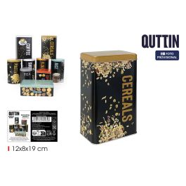 Quttin Bote de Metal para Cereales, 12 x 8.3 x 19 cm (18 Unidades) Quttin Bote de Metal para Cereales, 12 x 8.3 x 19 cm (18 Unidades) Precio: 30.79000001. SKU: B1JKE63KZ6