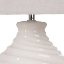 Lámpara Mesa Blanco Cerámica Iluminación 38 X 38 X 67 cm