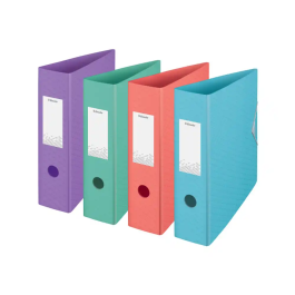 Archivador Palanca Esselte Colour Breeze Polyfoam Forrado Con Rado A4 75Mm Colores Surtidos (Set de 10) Precio: 114.49999979. SKU: B1595Y33JP