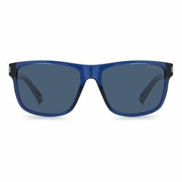 Polaroid 2123/S Gafas de Sol para Hombre - Montura Rectangular en Policarbonato, 140 mm