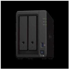 Synology DS723+ R1600 NAS de 2 Bahías Ryzen Embedded, 2GB DDR4, 2x GBE, 1x USB 3.2, 2x M.2