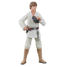 Hasbro G1551 Figura de Acción articulada Luke Skywalker Star Wars: Una Nueva Esperanza 15 cm con sable de luz y macrobinoculares