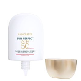 Lancaster Sun Perfect AIR MINERAL Fluido Invisible Diario SPF50 40 ml - Protección Solar Alta para Piel Sensible, Sin Fragancia