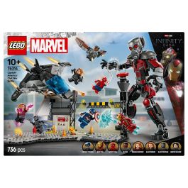 Lego Marvel 76314 La Batalla del Capitán América: Civil War Juguete para niño de 10 años
