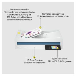 HP Escaner documental ScanJet Enterprise Flow N6600 fnw1