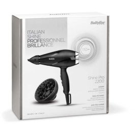 Babyliss 6713DE Shine Pro 2200 Secador de Pelo Profesional 2200W Iónico Fabricado en Italia Con Difusor y Concentrador
