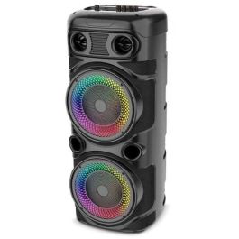 Inovalley KA123-XXL Altavoz Karaoke Iluminado Bluetooth V5.0, 900W, 75 cm, Negro