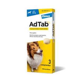 Elanco Adtab 900 mg 3 Comp Masticable 22-45 kg Perro Precio: 43.5000005. SKU: B1CQPDDJXW