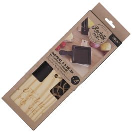 Juego de 4 Salvamantel Raclette Bistrot Madera de Pino con Frase Grabada 10x13.5 cm Precio: 4.88999962. SKU: B1HXNE7RRJ